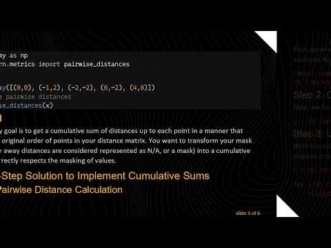 How to Calculate Social Traveler Distance Using Numpy's Cumulative Sum with Argsort