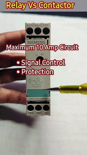 Relay vs Contactor | What is the Difference? | Electrical Engineering #relay #contactor