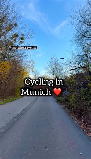 Cycling through Munich on a sunny autumn day feels like riding through a postcard 🍁🚴‍♂️✨ Golden leaves falling around you, crisp air touching your face, and that perfect Bavarian sunlight turning every street into a warm, glowing frame. From the peaceful paths of the English Garden to the vibrant Isar trails, Munich truly becomes a cyclist’s paradise in this season. If you ever want to feel the heartbeat of the city—slow down, hop on a bike, and let Munich show you its magic. 🍂💛 #Munich #Aoo