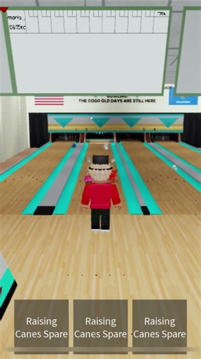 #bowling recapping my bowling alley and on Roblox.