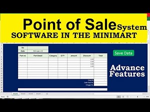 excel point of sale -pos billing software in excel