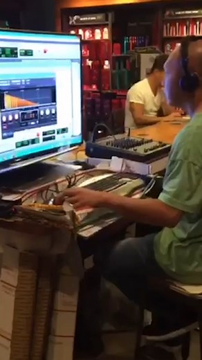 12K views · 83 reactions | Nothing shows dedication more than using H-Reverb on a big screen at your local Starbucks! ☕️ What’s the weirdest place you’ve ever mixed/produced music at? Let us know in the comments  #Starbucks #MixingEngineer #MusicProducer #CoffeeShopSessions #CreativeJuices #HReverb #AudioEngineer | Waves Audio | Facebook