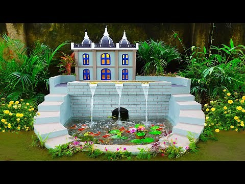How to DIY a beautiful mini castle with a fish tank