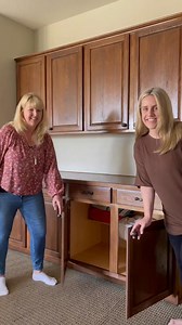 Refacing the doors without removing the cabinet boxes is a great way to save money. #onedaydiy #diycabinetsmakeover #cabinetrefacing | Chalk Paint Cabinet Refresh