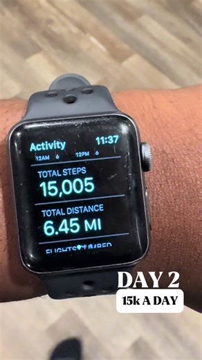 join me for my step challenge! For the next 30 days I’m doing 15k a day!!! #steps