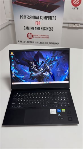 UCGS.MA on Instagram‎: "Prix: 8500 DH ✅✨ OMEN by HP Gaming Laptop 16 L’état: Comme Neuf 6 Mois avec Facture Garantie✅✨ CPU: i7-11800H 11Génération turbo Max 4.6GHz 16CPU 8Cœurs 🥵🥵 ‎‏GPU 1: Intel(R) UHD Graphics GPU2: NVIDIA GeForce RTX 3060 6GB Vram 115W TGP🥶🥶 ‎‏Écran: 16-inch » IPS (1920*1080) FHD+ 144Hz ‎‏RAM: 16 GB 3200MHz ‎‏SSD:512GB NVMe ✨ ‎‏Clavier: QWERTY LED ÉCLAIRE ‎‏Windows 11 pro ‎‏Battery : EXCELLENT ✅ ‎‏Instagram:UCGS.MA ‎‏WhatsApp:0655794442 ‎‏Facebook:UCGS MA Localisation :CAS
