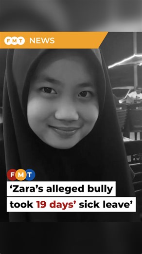 2.5K views · 14 reactions | Alleged bully took 19 days’ sick leave before switching schools, Zara inquest told The girl’s mother also claimed that Zara Qairina Mahathir’s mother had harassed her daughter via WhatsApp, says head warden Azhari Abd Sagap. #FMTNews #ZaraQairinaMahathir #AzhariAbdSagap #Sabah #FacebookWatch | Free Malaysia Today | Facebook
