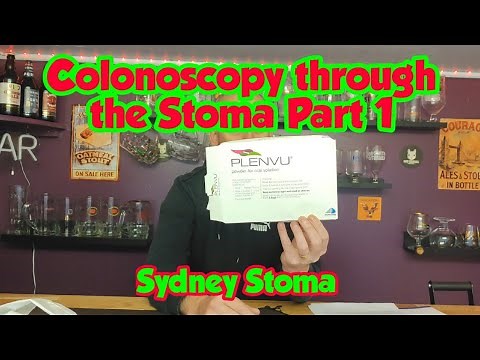 Colonoscopy through the Stoma Part 1.