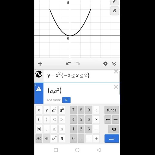 Parabola Graph Moving Point || Desmos || Desmos Graphing Calculator || Geometry