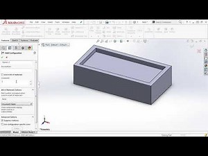 Solidworks Tutorial 74: Part Configurations