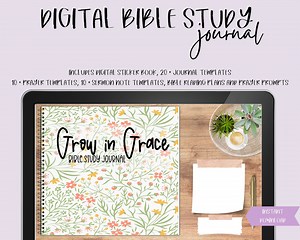 Digital Bible Study Journal   Sticker Book - Etsy