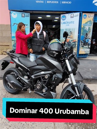 Elías se lleva su #dominar400 para #Urbamba por #añonuevo felicidades #arenasmotocicletas #pulsar