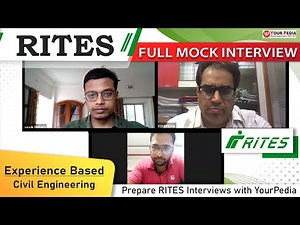 RITES Full Mock Interview | Important RITES Interview Questions | Prepare interview with YourPedia