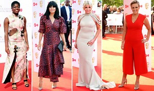 Stars arrive on the red carpet for the BAFTA TV Awards