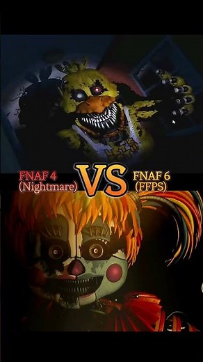 Nightmare vs FNAF 6😱 #fnaf #scary