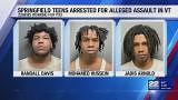 3 Springfield teens arrested for alleged assault in Vermont