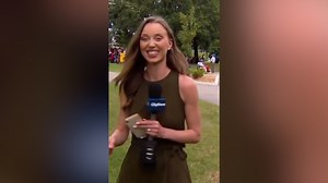 This reporter was about to go on live TV when the most adorable thing happened... | Humankind