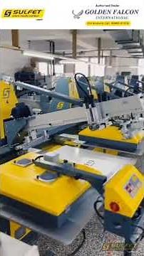 SULFET Automatic Screen Printing Machine from Golden Falcon International, Tirupur