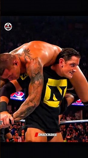 WWE Nexus Shocking Moment: John Cena ATTACKS Randy Orton #wweshorts #johncena #randyorton