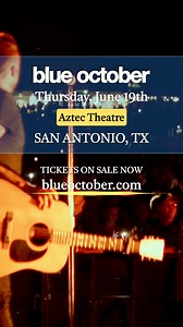 271 reactions · 38 shares | San Antonio! We can’t wait to see you on our Argue With A Tree 2025 Tour at the Aztec Theatre on June 19th! A night filled with your favorite songs from our first three album! | Blue October | Facebook