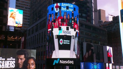American Red Cross Rings the Nasdaq Stock Market Closing Bell