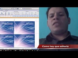 Tarjeta de presentación