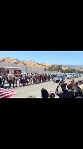Today was tough. Our CDCR (CMF & DAPO) family lost one of our own in a senseless act of violence. CMF staff along with local law enforcement showed our support for the Byrd family as the procession drove through. Rest in Peace brother 🙏🏻 😔 | Jason Beckstead
