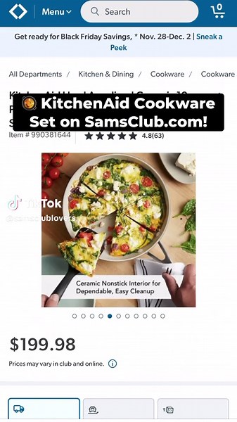Juego de Cacerolas de Cerámica KitchenAid