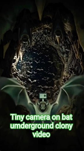 Camera Attached to a Bat Reveals Hidden Underground Colony