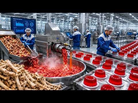 Des Arêtes de Poisson à la Gelée : Un Processus Industriel Surprenant 😲🍮🔥