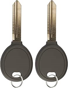 2x KeylessOption Car Key Replacement for 2006 2007 2008 2009 2010 2011 2012 2013 2014 2015 2016 2017 2018 2019 Chrysler 300 Town Country Dodge Caravan Ram Jeep Y164 46 Chip Programming Guide Included