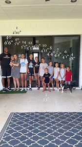 1.1M views · 8.9K reactions | We get asked a lot how tall we are. My oldest has almost passed me in height. My dad is 6’5” and my sister is 6’0” so my children will all be tall. We all have big feet, long legs and every child always looks older than they are because they’re always off the charts on the growth chart. It’ll be fun to see who ends up being the tallest. #tallfamily #family #height #yeswehavebigfeet | Karissa Collins | Facebook