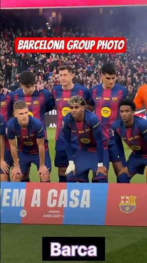 Team Barça Group Photo 📸🔥 | Barcelona vs Athletic Club | La Liga | Spotify Camp Nou