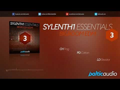 Sylenth1 Essentials Vol 3 - Bigroom EDM (64 Sylenth1 presets, 32 MIDI files)