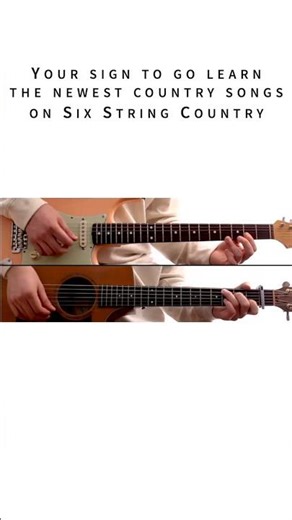 Newest song lessons on Six String Country!