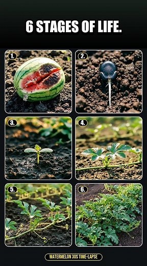 🍉 From Tiny Seed to Ripe Watermelon! | Amazing Life Cycle 🌱