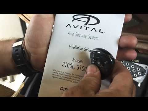 Como programar un control de alarma avital o viper