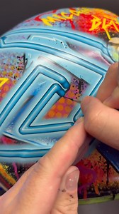 Painting a racing Helmet for @demibagby Pt.5: Unmask n Neon Glow! @ink.x.air @micahkessler33 #art #artist #artwork #bricks #carbonfiber #airbrush #airbrusher #airbrushing #motorcycle #motorcyclehelmet #motorcyclehelmets #graffiti #graff #graffitiart #graffitis #moto #motos #motohelmet | JBo Airbrush