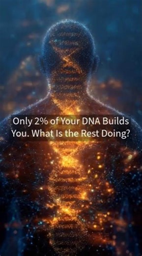 Why Only 2% of Your DNA Makes Proteins? #facts #Shorts #reels #history #genetics #science #biology