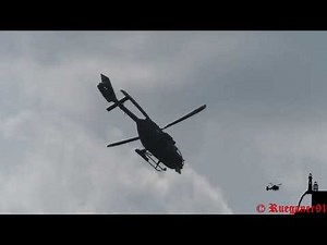 [HD] ILA 2018 Multirole Helicopter H145M Flying Display