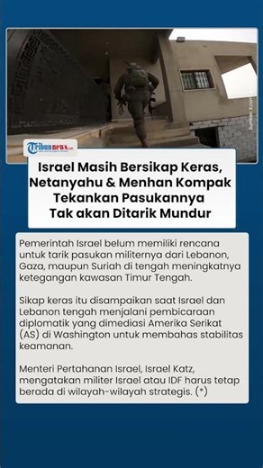 Israel Masih Bersikap Keras, Netanyahu dan Menhan Kompak Tekankan Pasukannya Tak akan Ditarik Mundur