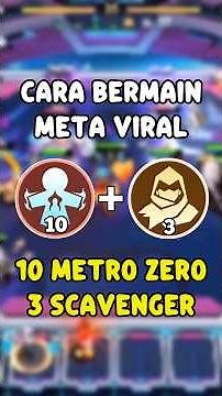 CARA MAIN COMBO METRO ZERO SCAVENGER SEASON 4 #MagicChessGoGo #MCGGIDCreators