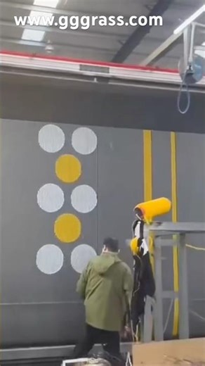 GGGRASS Custom Pattern Grass transforms any space into a unique statement.