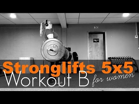 Weightlifting for weight loss! || Stronglifts 5x5 Workout B