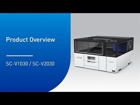 Epson SC-V1030/2030 Printer Tutorial Video: Product Overview