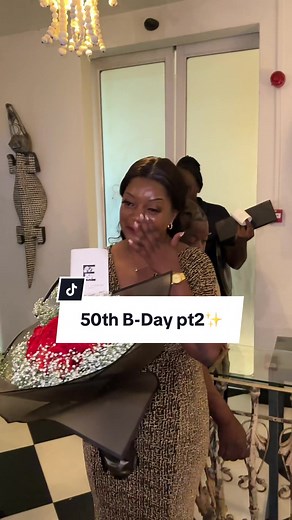 Replying to @Mutinta Maiba Here’s my mom’s reaction to our surprise dinner 🥹♥️ #fyp #zedtiktok🇿🇲🇿🇲 #50thbirthday #birthday #viral #surprisebirthday