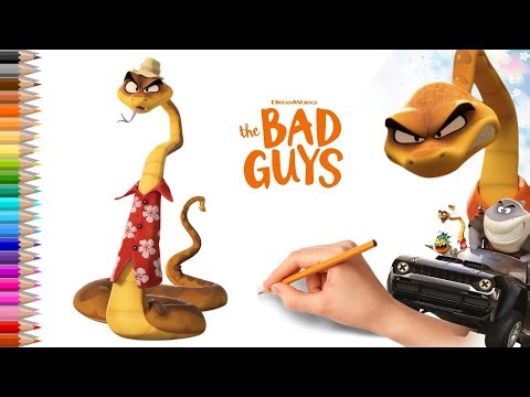 How to Draw Mr. Snake 🐍 | The Bad Guys