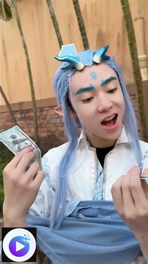 Magical potion! can do anything! Ao Bing use for make money! #shorts #viral #cosplay #gadgets #funny