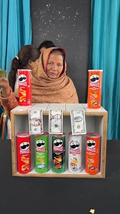 100 Dollar Winning Guess The Pringles 🤑 #gamechallengeathome #challenge #reels | Family Challenge