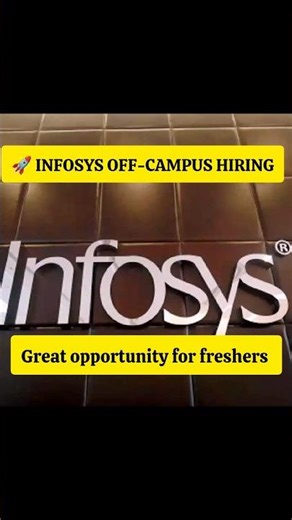 Infosys Off-Campus Hiring 2024 & 2025 Batch | Packages up to 21 LPA!#youtubeshorts #shortsfeed